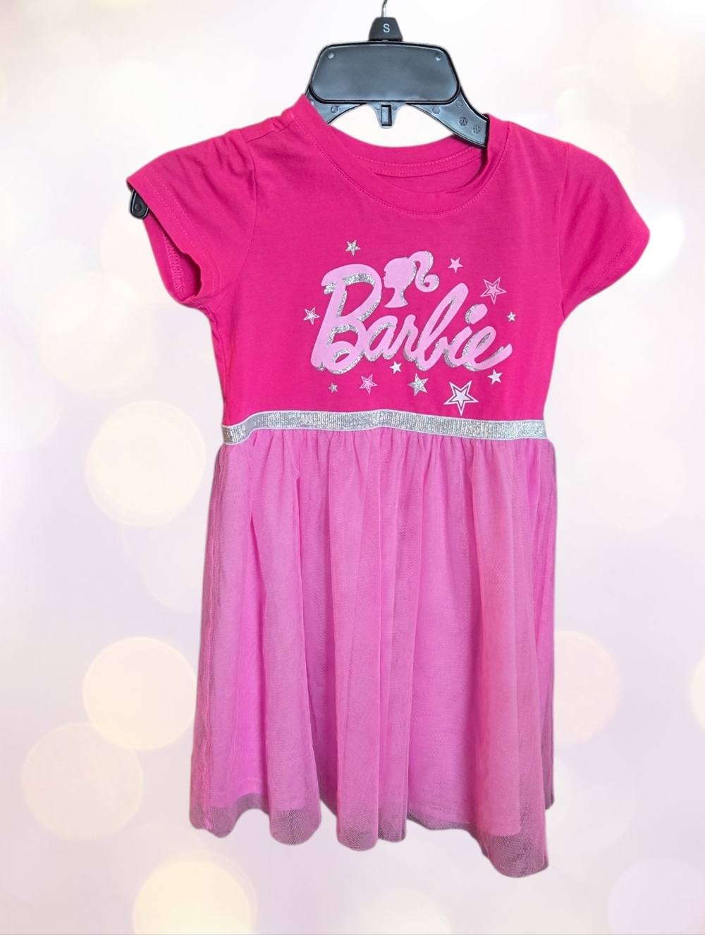 Barbie girls Pink dress 6 NWT